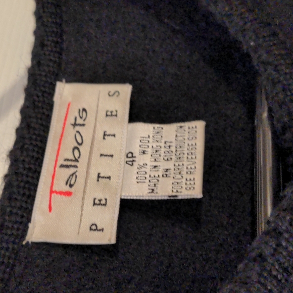 Talbot's Black Wool Blazer - Picture 4 of 8